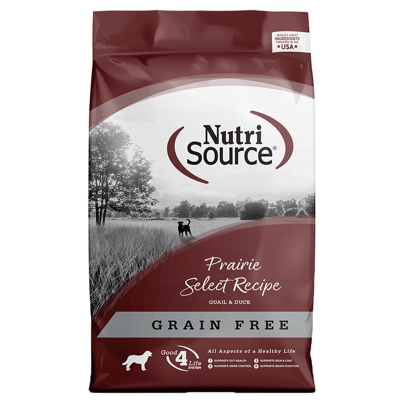 Nutrisource Prairie Quail & Duck Dry Dog Food 15lb Bag