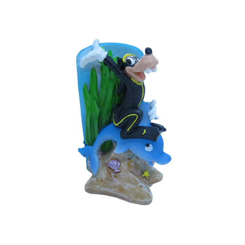 Penn Plax Mickey Mouse Friends Ornament - Goofy and Dolphin