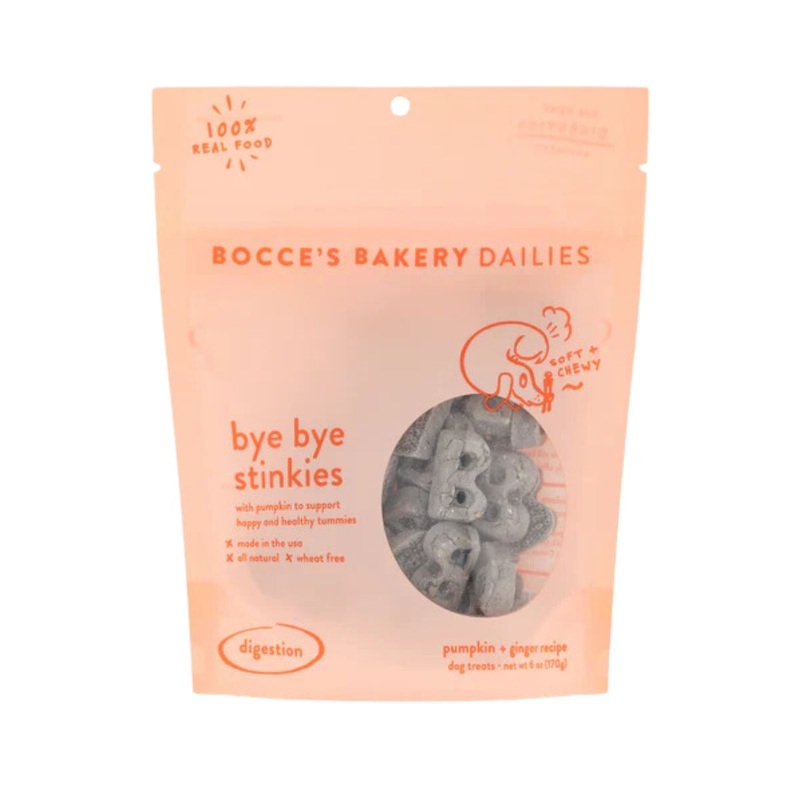 Bocce's Bakery Bye Bye Stinkies Soft & Chewy Treats for Dogs 6oz