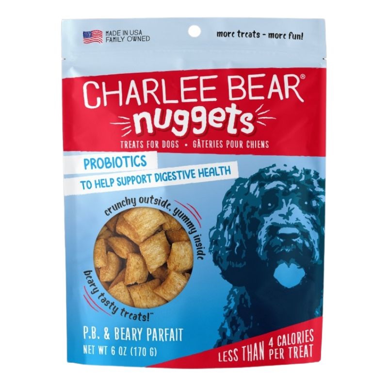 Charlee Bear Nuggets P.B. & Beary Parfait Dog Treats 6oz