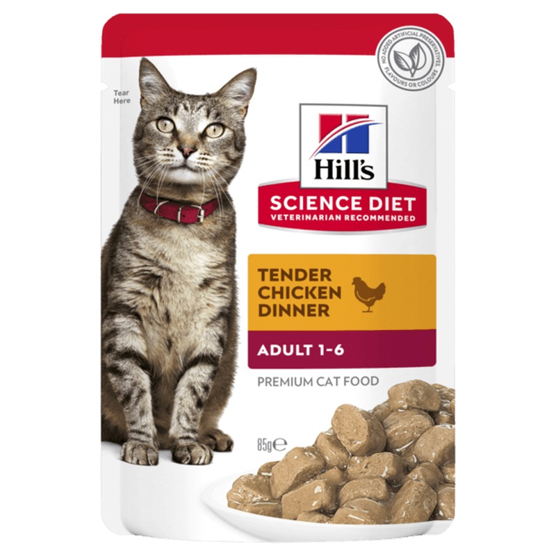 Hills Science Diet Cat Adult Chicken Pouch 85g