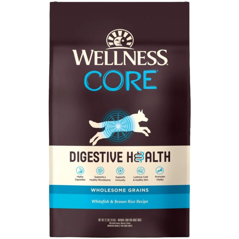 Wellness CORE Digestive Health Whitefish Dry Dog Food 22lb