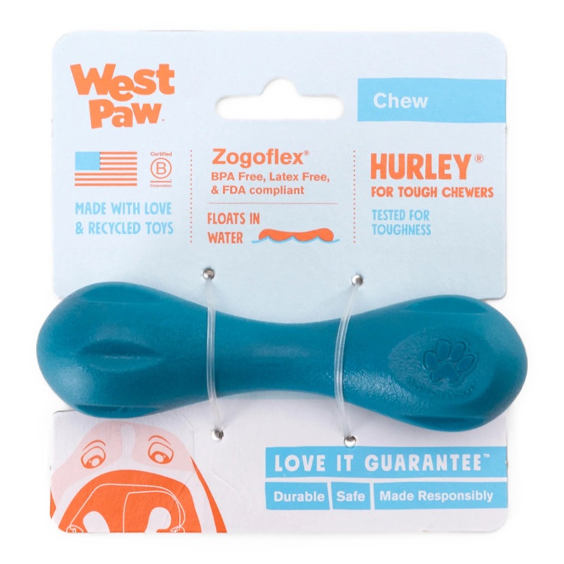 West Paw Hurly Dog Toy - S - River