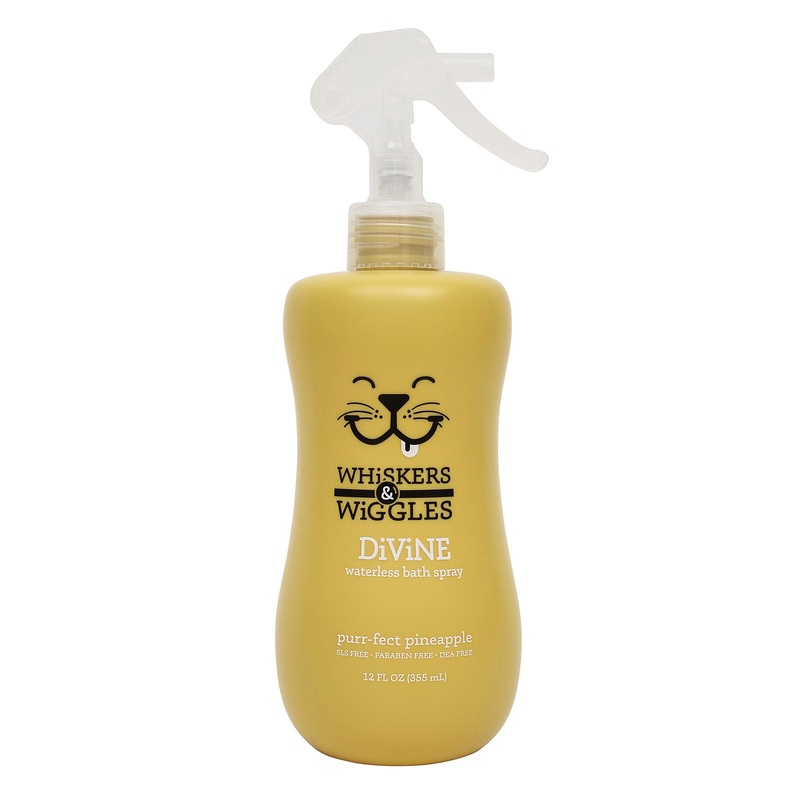 Whiskers & Wiggles Cat Waterless Bath Spray Pineapple