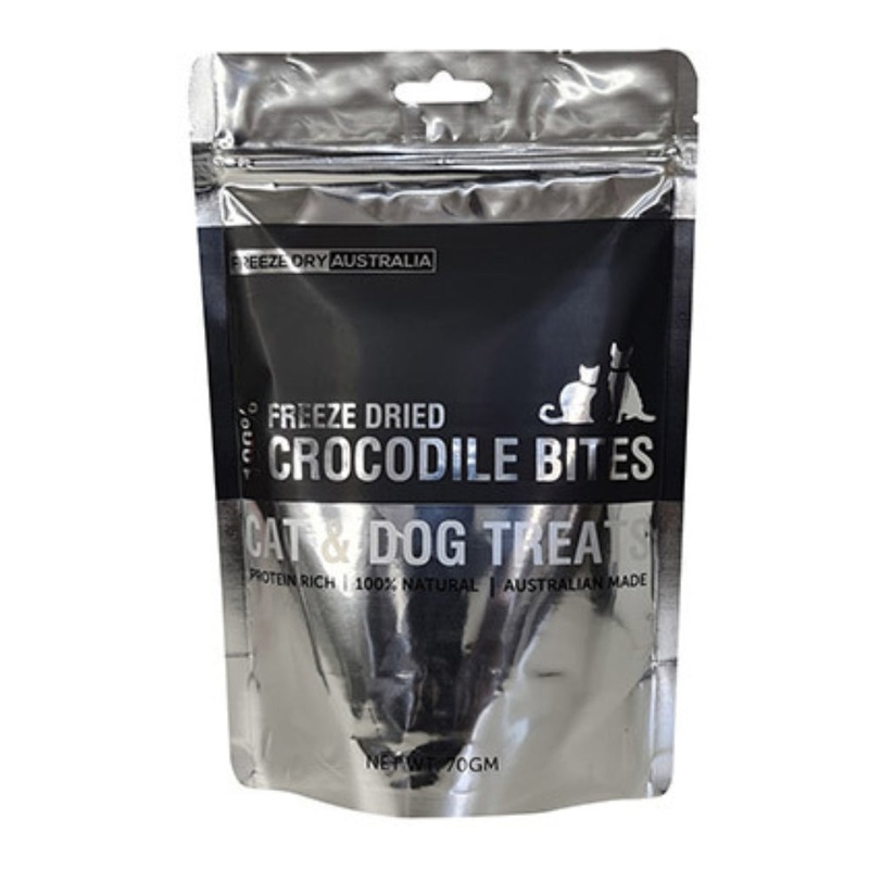 Freeze Dried Crocodile Bites