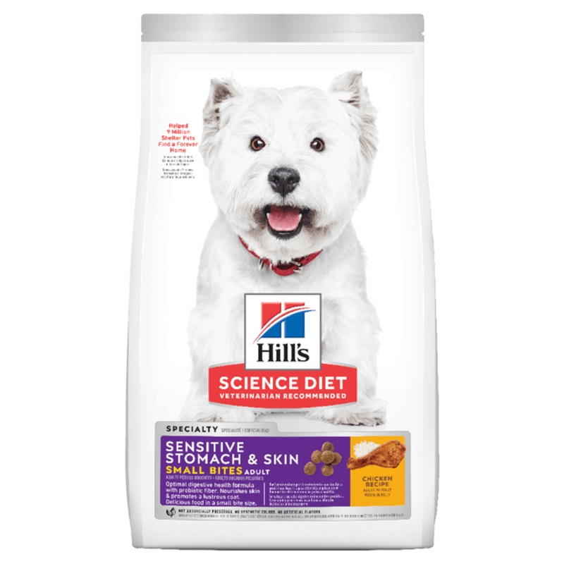 Hills Science Diet Dog Adult Sensitive Stomach & Skin Small Bites
