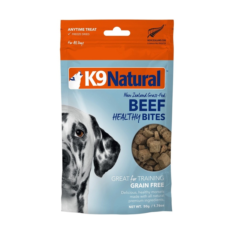 K9 Natural Freeze-Dried Beef Healthy Bites Dog Treats 1.76oz