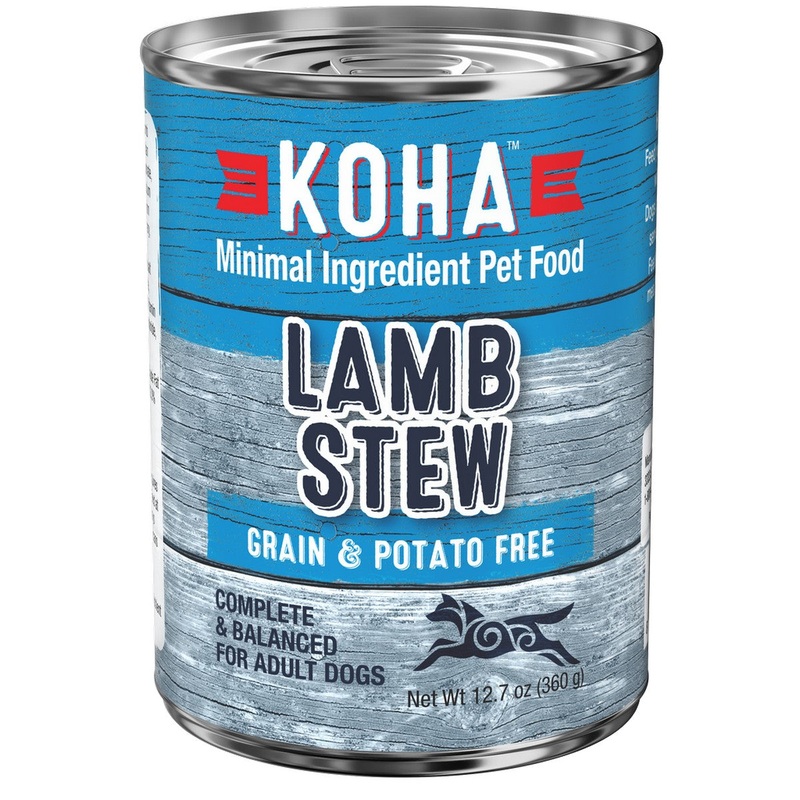 Koha Minimal Ingredient Stews Wet Dog Food - Lamb - 12.7oz Can