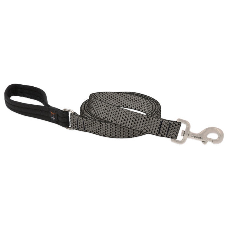 Lupine Eco Recycled Dog Leash 1"x4' Granite