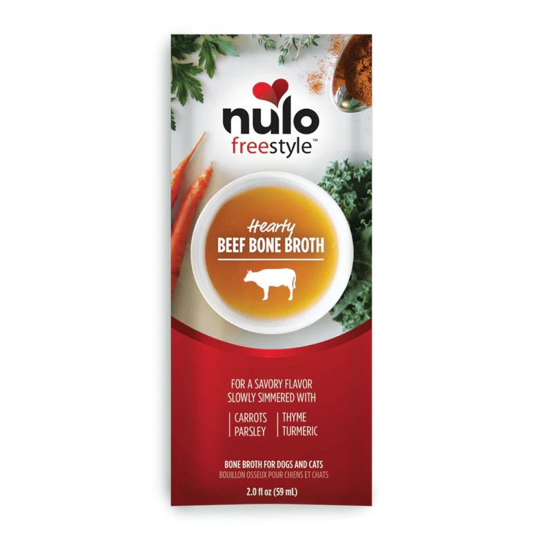 Nulo Homestyle Bone Broth Cat & Dog Food Topper - Beef - 2oz Pouch