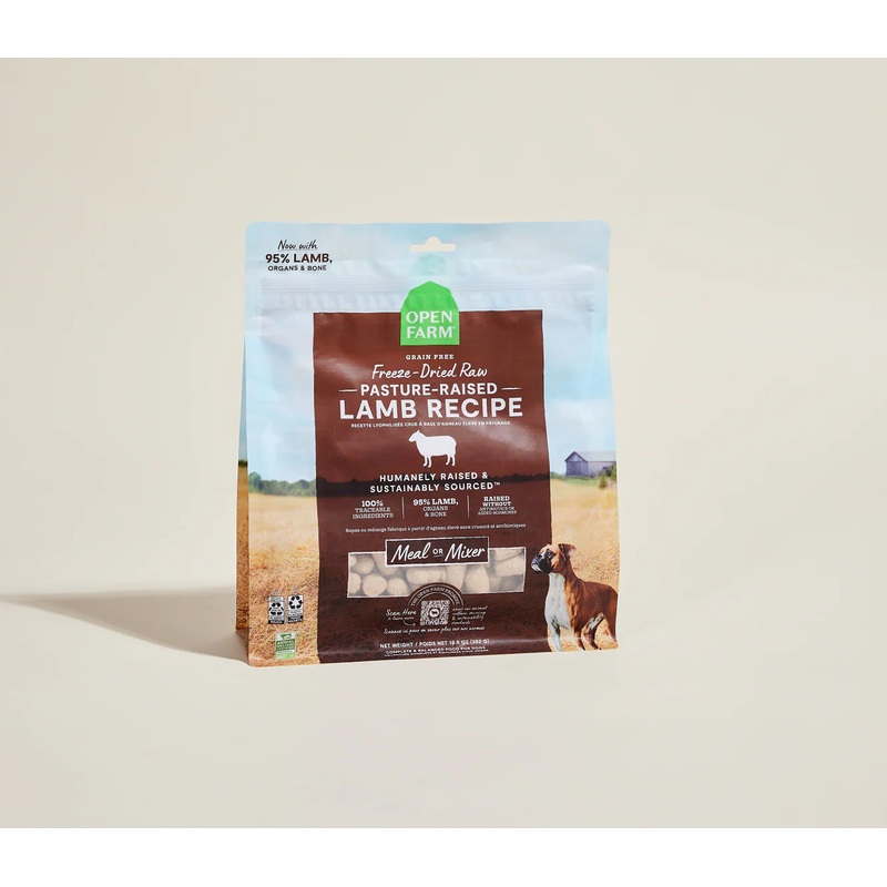 Open Farm Freeze Dried Raw Dog Food Morsels - Pasture-Raised Beef - 31.5oz Pouch