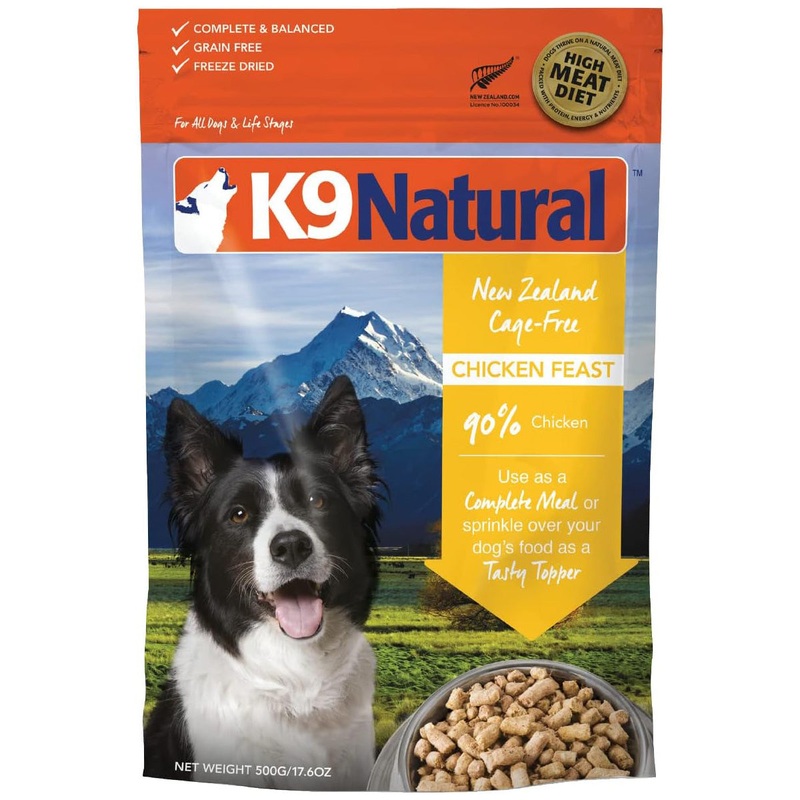 K9 Natural Chicken Feast Freeze-Dried Dog Food 17.6oz