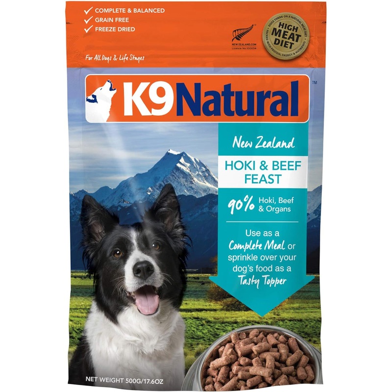 K9 Natural Hoki & Beef Feast Freeze-Dried Dog Food 17.6oz