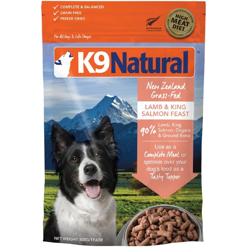 K9 Natural Lamb & King Salmon Feast Freeze-Dried Dog Food 17.6oz