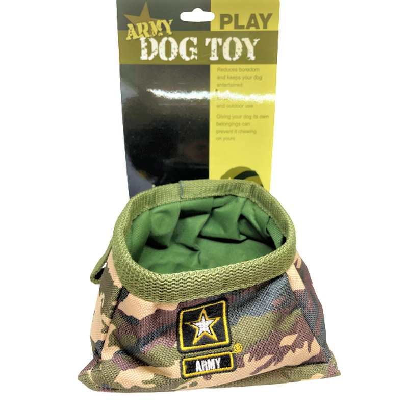MyBestFriend Army Fibric Container Dog Toy
