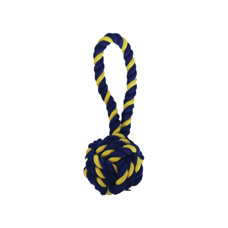 PetSport Twisted Mini Braided Monkey Fist 17cm