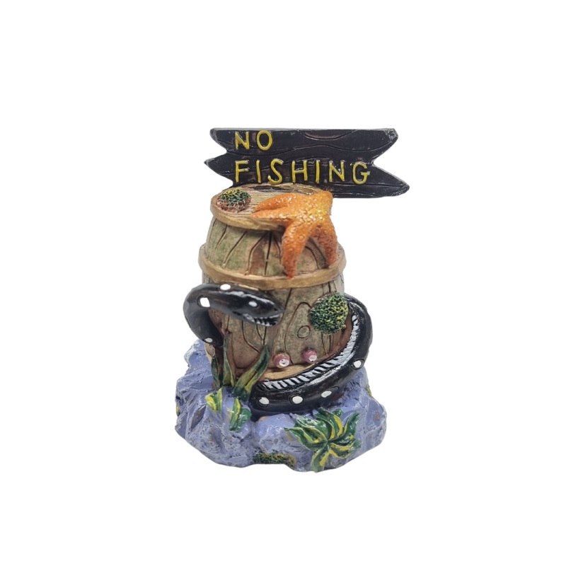 WLPET No Fishing Snake - Aquatic Ornament