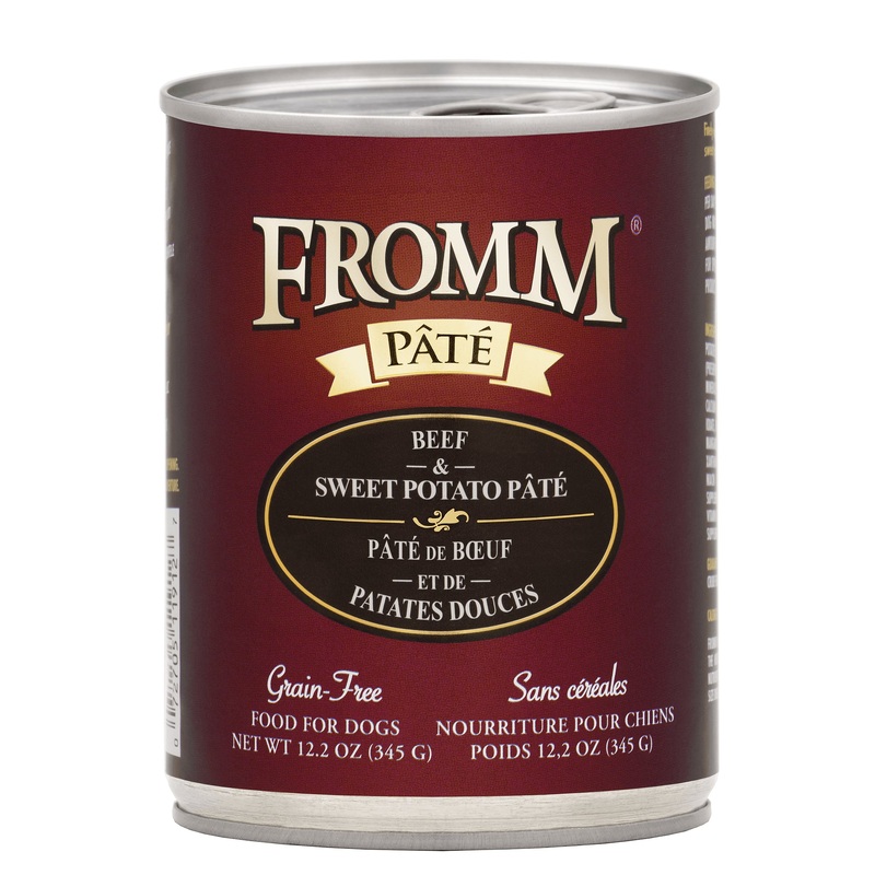 Fromm Pt Wet Dog Food - Beef & Sweet Potato - 12.2oz Can