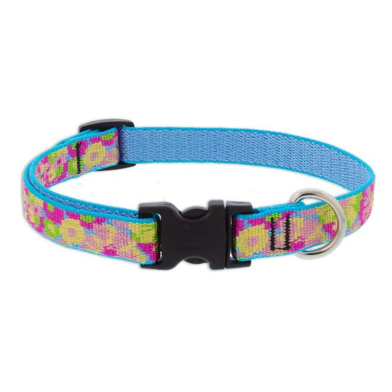 Lupine Collar 1" Wide x 16-28" Neck Size Cottage Garden