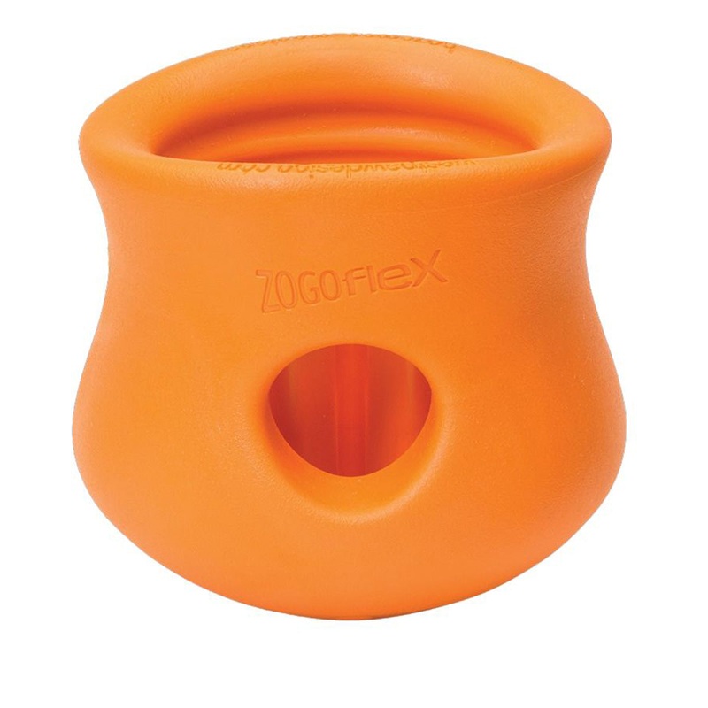 West Paw Toppl XL Tangerine Dog Treat Toy