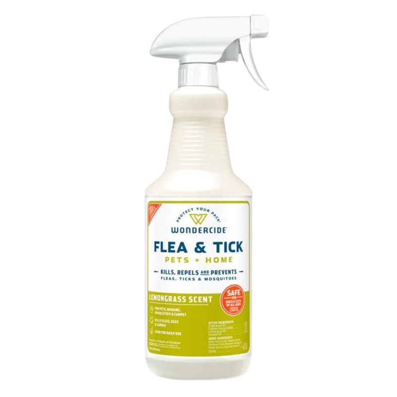Wondercide Lemongrass Flea & Tick Spray For Pets 32oz