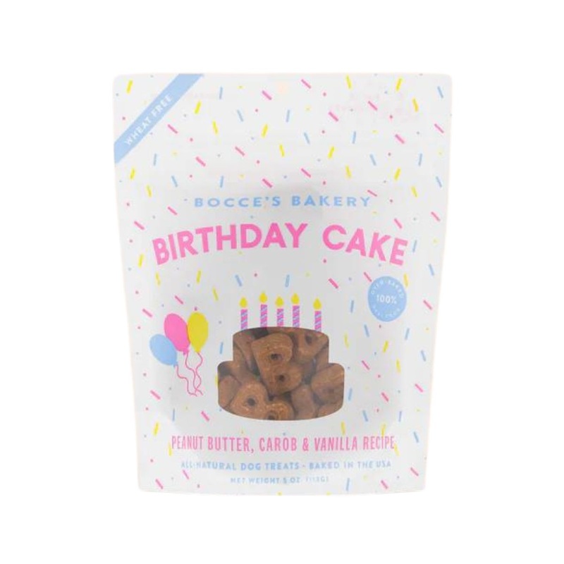 Bocce's Bakery Birthday Cake Biscuits for Dogs 5oz