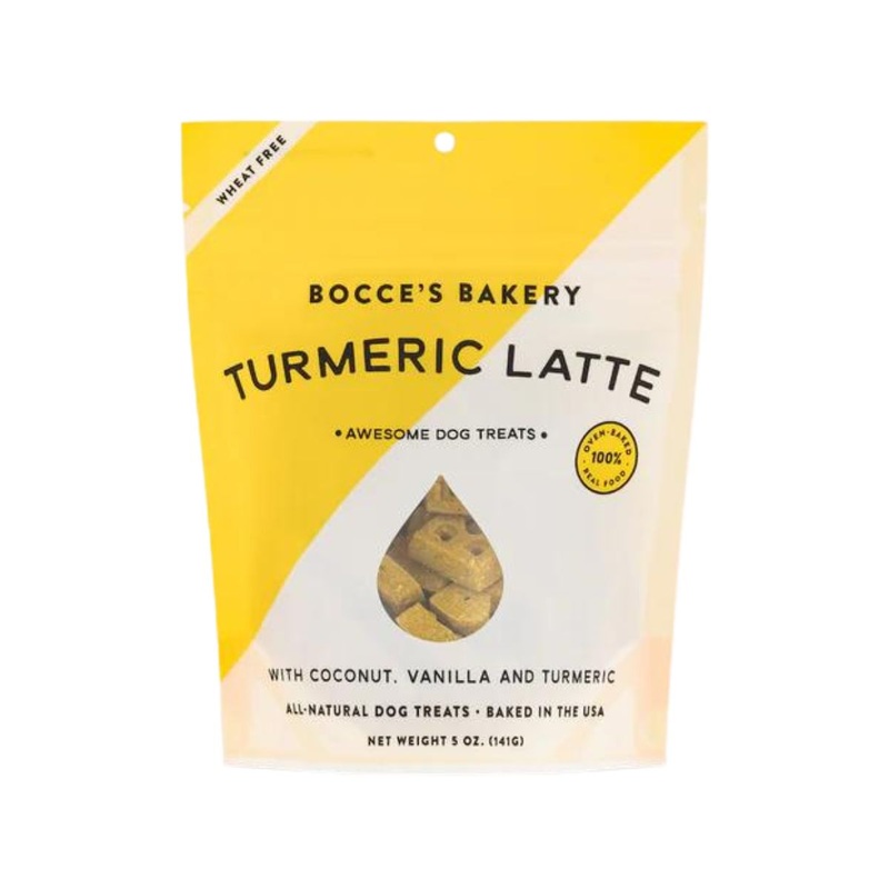 Bocce's Bakery Turmeric Latte Biscuits For Dogs 5oz