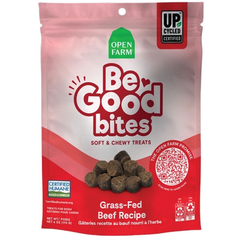 Open Farm Be Good Bites Grass-Fed Beef Dog Treats 6oz