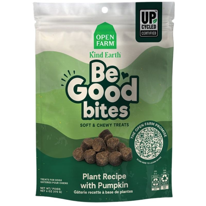 Open Farm Be Good Bites Plant & Pumpkin Dog Treats 6oz