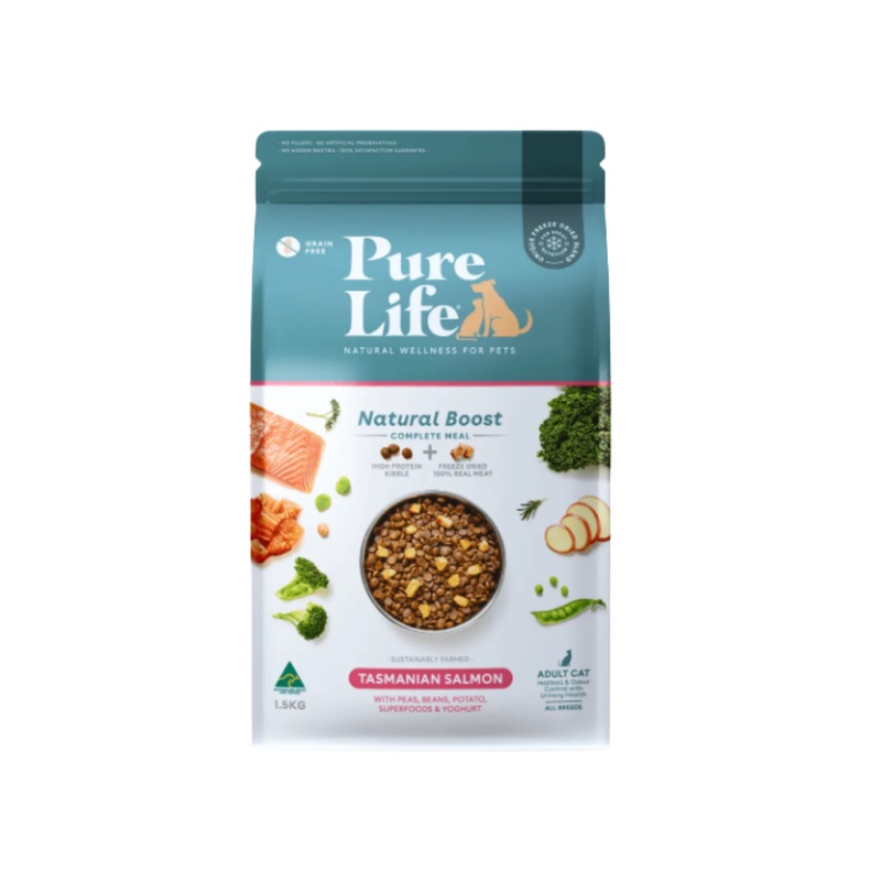 Pure Life Natural Boost Cat Adult Salmon