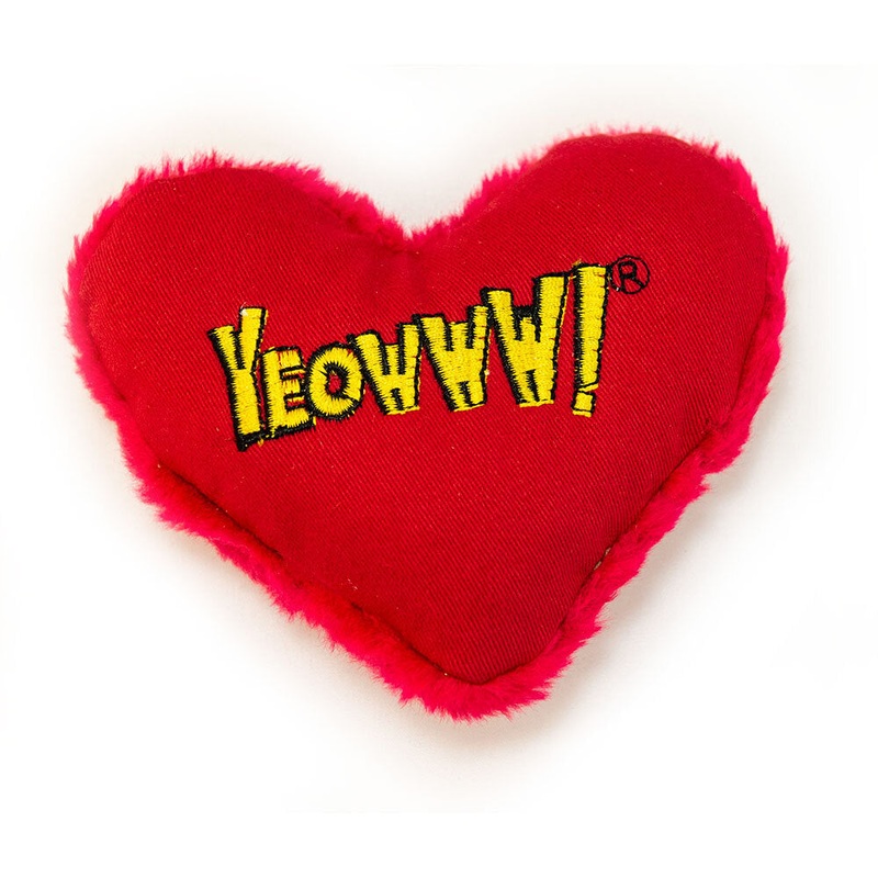 Yeowww! Cat Toys with Pure American Catnip - Heart Attack