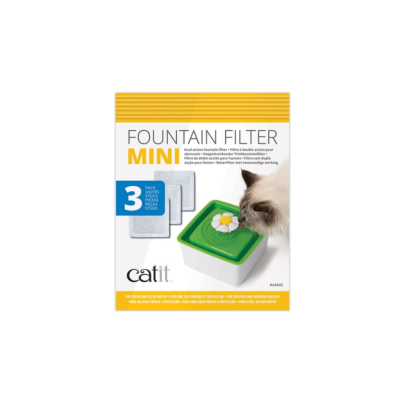 Catit Senses 2.0 Flower Water Fountain Mini Cartridge (3 Pack)