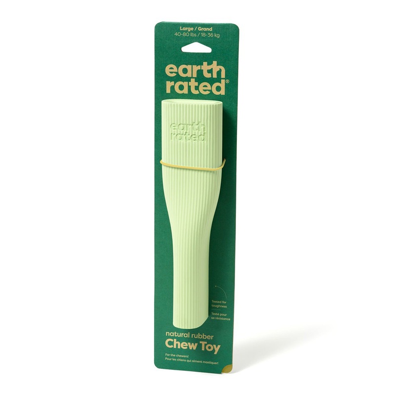 Earth Rated Rubber Chew Dog Toy Green Large