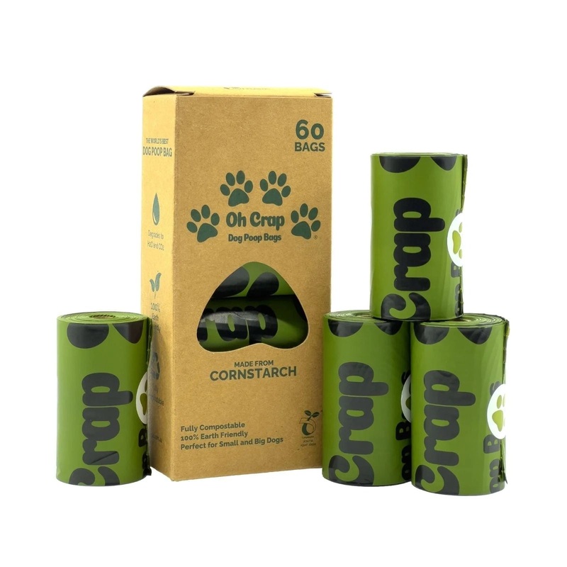 Oh Crap Compostable Dog Poop Bags 60 Pack