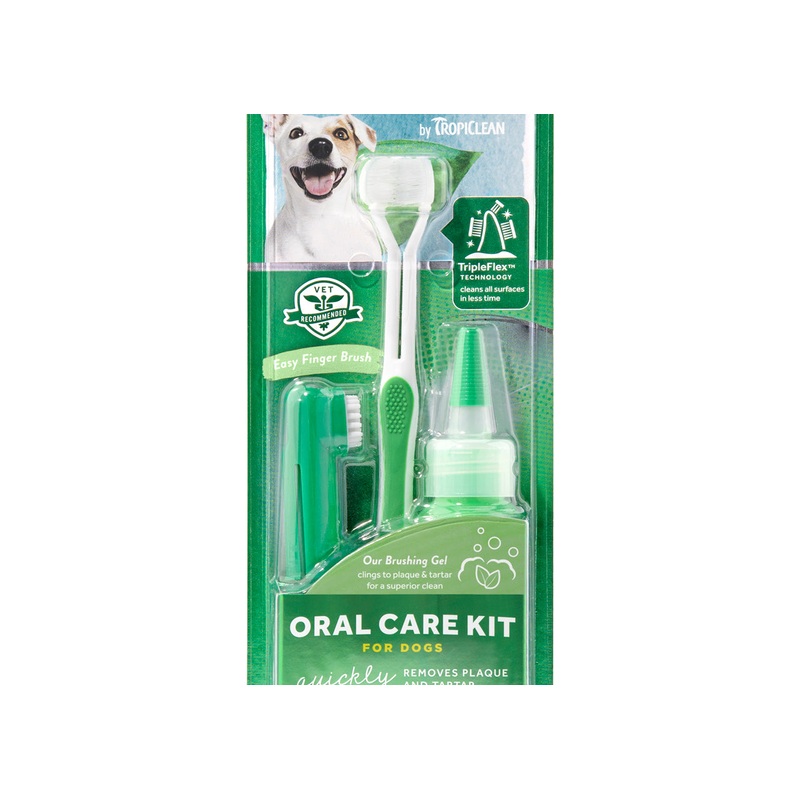 Tropiclean Oral Care Kit for Large Dogs