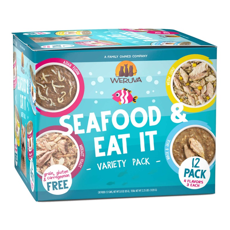 Weruva Classic Cat Seafood & Eat It Variety Pack Cat Food 3oz
