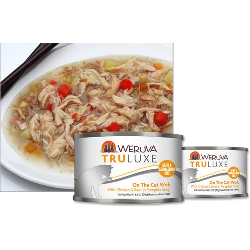 Weruva On The Cat Wok with Chicken & Beef in Pumpkin Soup 3oz