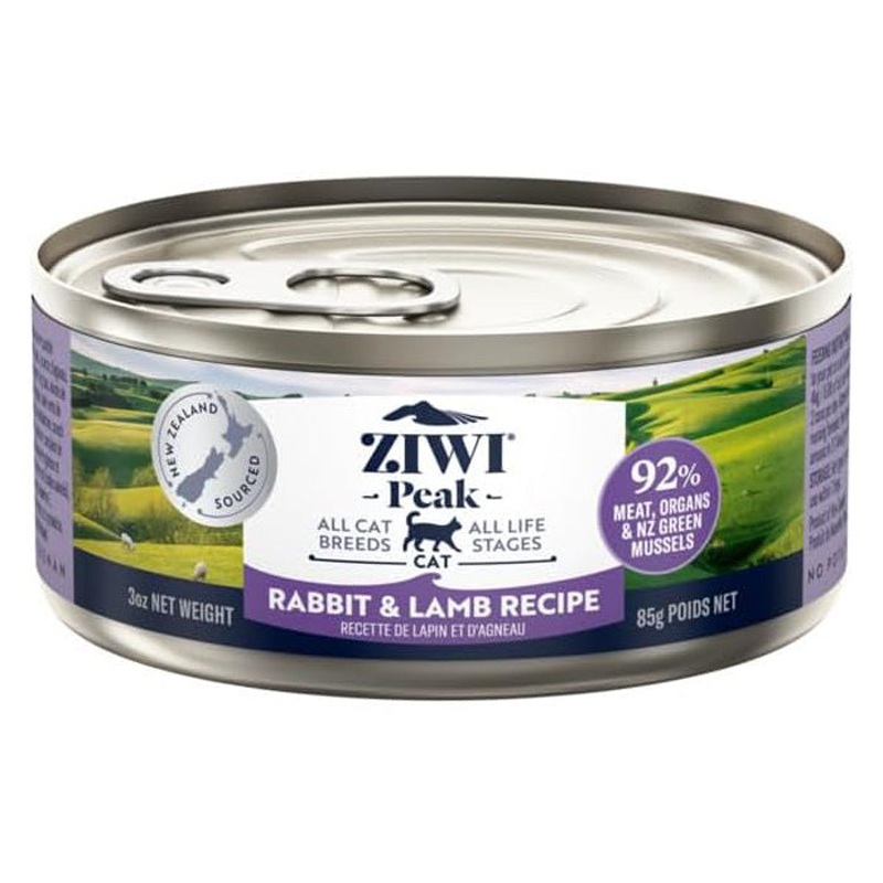 Ziwi Peak Grain-Free Wet Cat Food - Rabbit & Lamb - 3oz Can