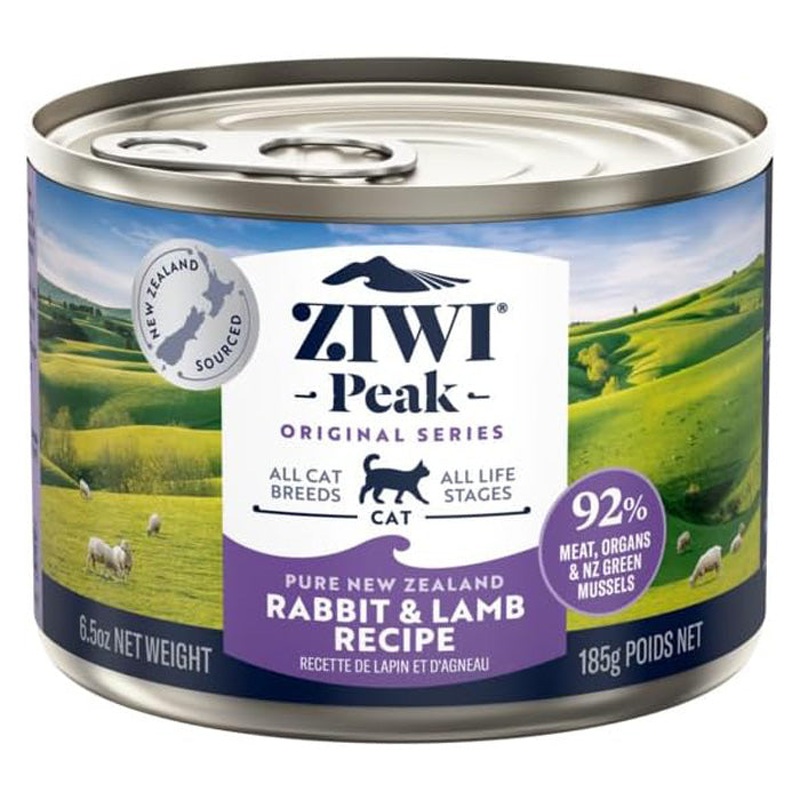 Ziwi Peak Grain-Free Wet Cat Food - Rabbit & Lamb - 6.5oz Can