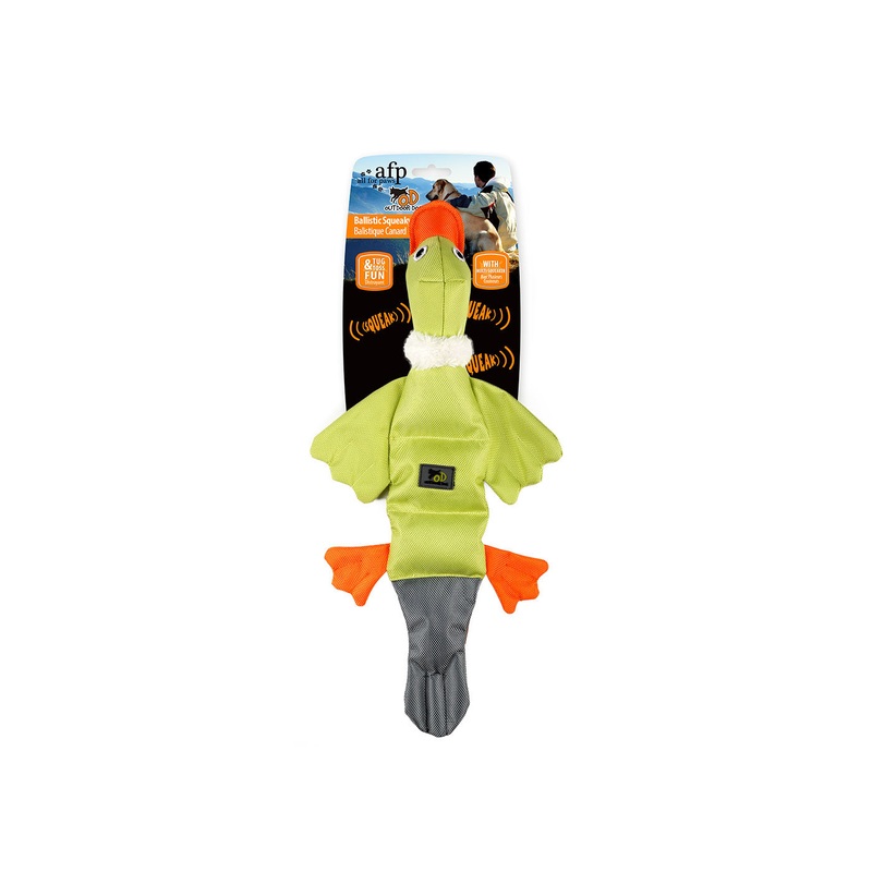 All For Paws Outdoor Ballistic Quack Duck Orange/Green 49cm