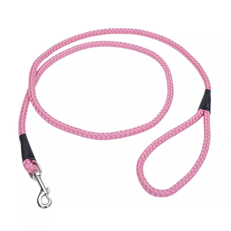 Coastal Rope Dog Leash 6' Pink Bright