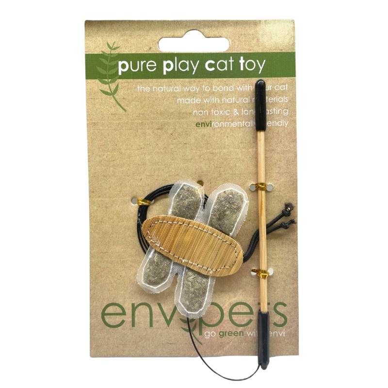 Envipets Mini Butterfly with Cat Nip Cat Wand