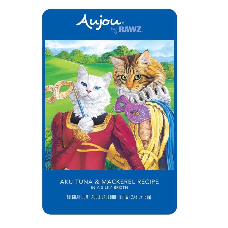 Rawz Aku Tuna Mackerel Wet Cat Food 2.46oz