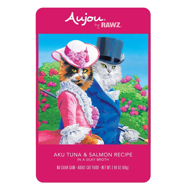 Rawz Aku Tuna Salmon Wet Cat Food 2.46oz