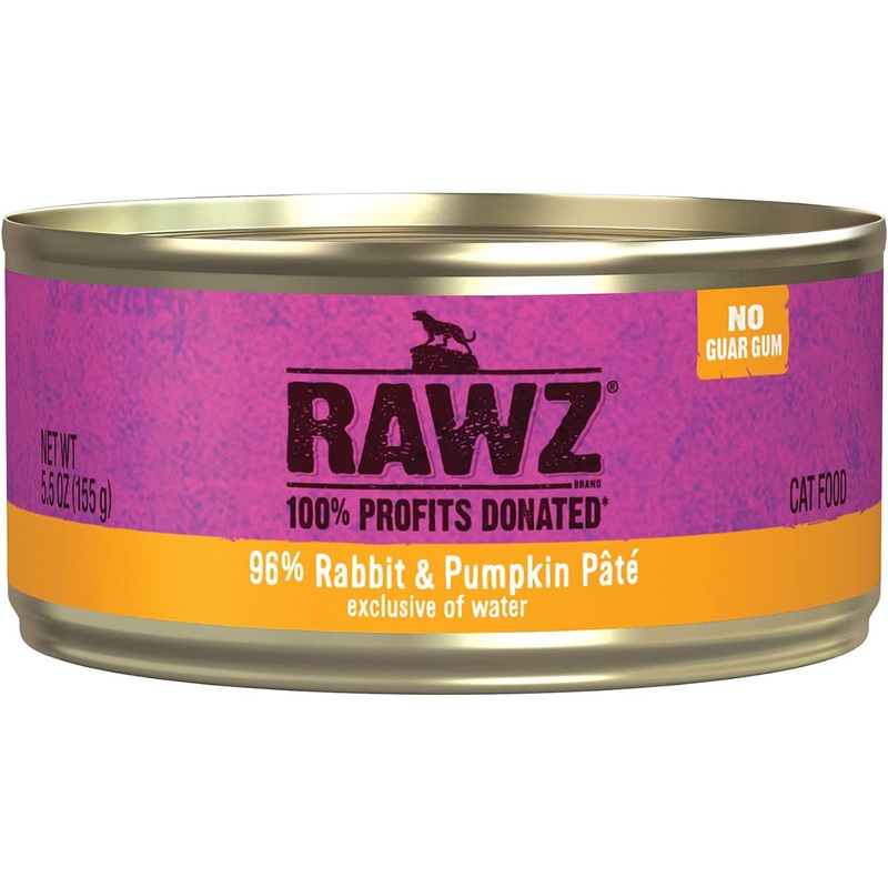 Rawz Rabbit Pumpkin Pate Cat Wet Food 5.5oz