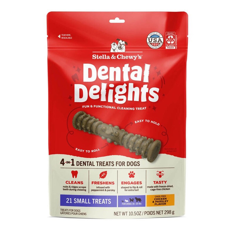 Stella & Chewy's Dental Delights Dog Treats Small 21 Count