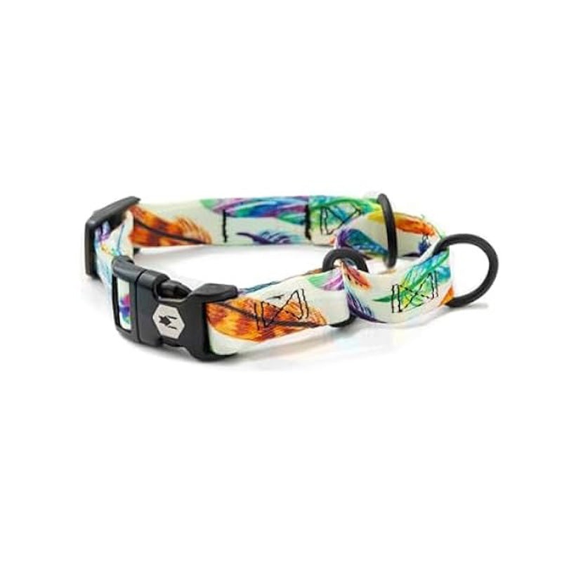 Wolfgang Feathered Friend Adjustable Dog Collar 22-29"