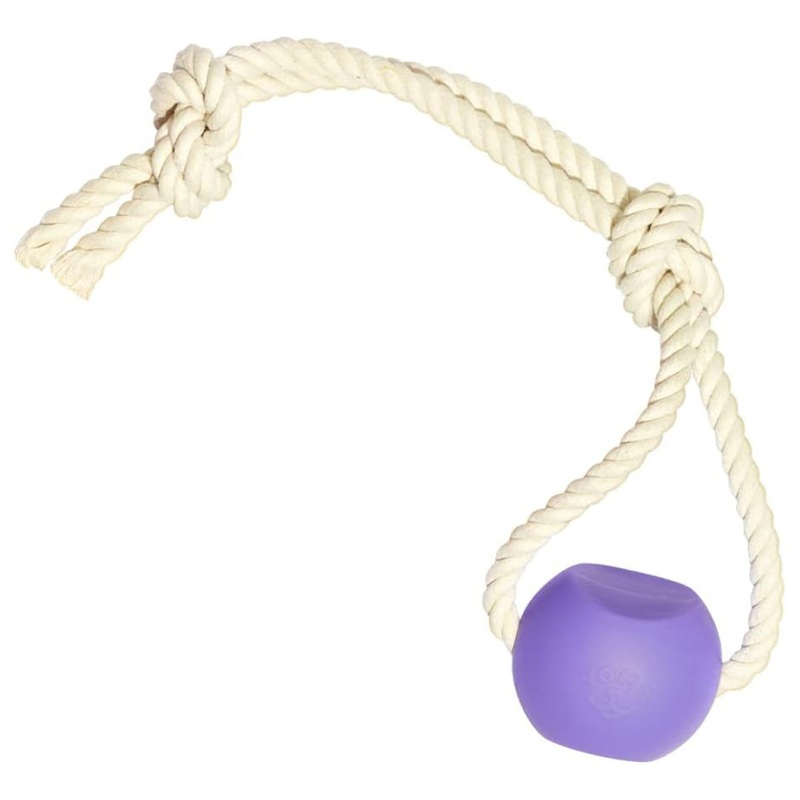 Yomp Ball Rope Silicone Dog Toy