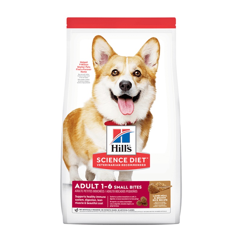 Hills Science Diet Dog Adult Small Bites Lamb & Rice Food 7.03kg