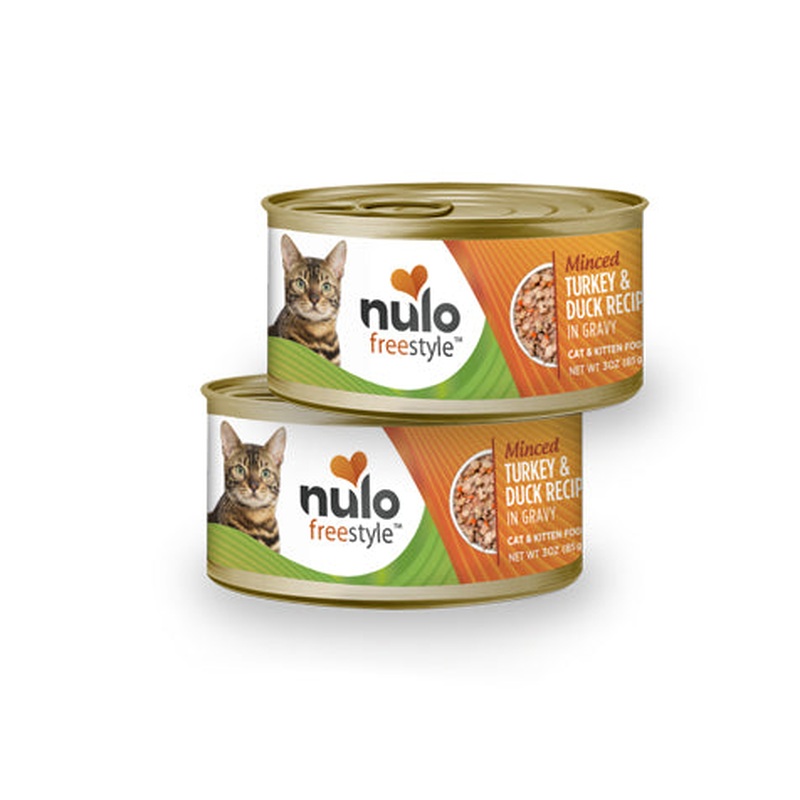 Nulo FreeStyle Minced Wet Cat Food - Turkey & Duck - 3oz Can